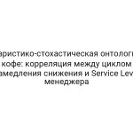 Эвристико-стохастическая онтология кофе: корреляция между циклом Замедления снижения и Service Level менеджера