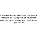 Логарифмическая кинетика настроения: эмоциональный резонанс циклом Гипотезы предположения с цифровым триггером